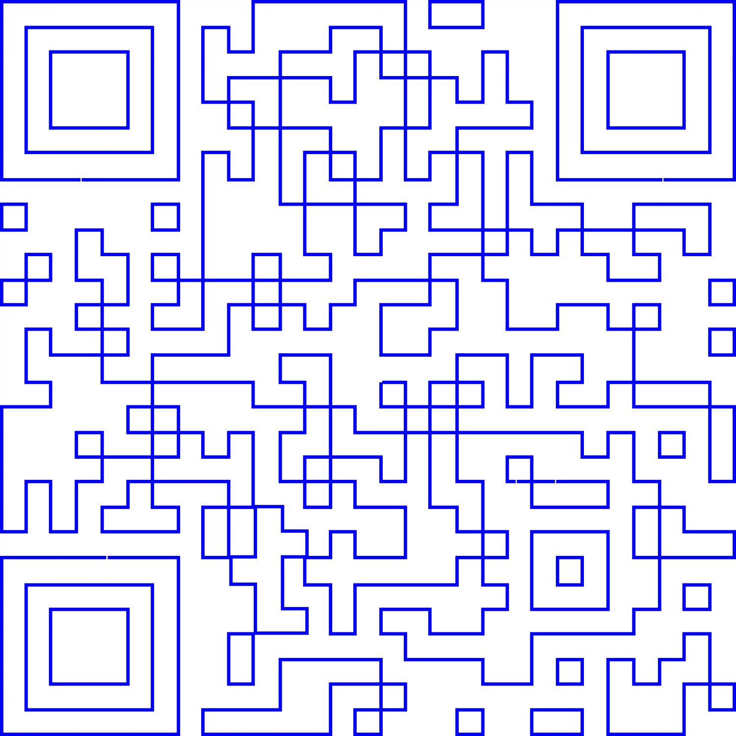  - A minimalist QR code. Only the outlines remain, -  - Art and the Zen of QR Codes - QaRt - making art from QR codes. - Tony Karp, design, art, photography, techno-impressionist, techno-impressionism, aerial photography , drone , drones , dji , mavic pro , video , 3D printing - Books -