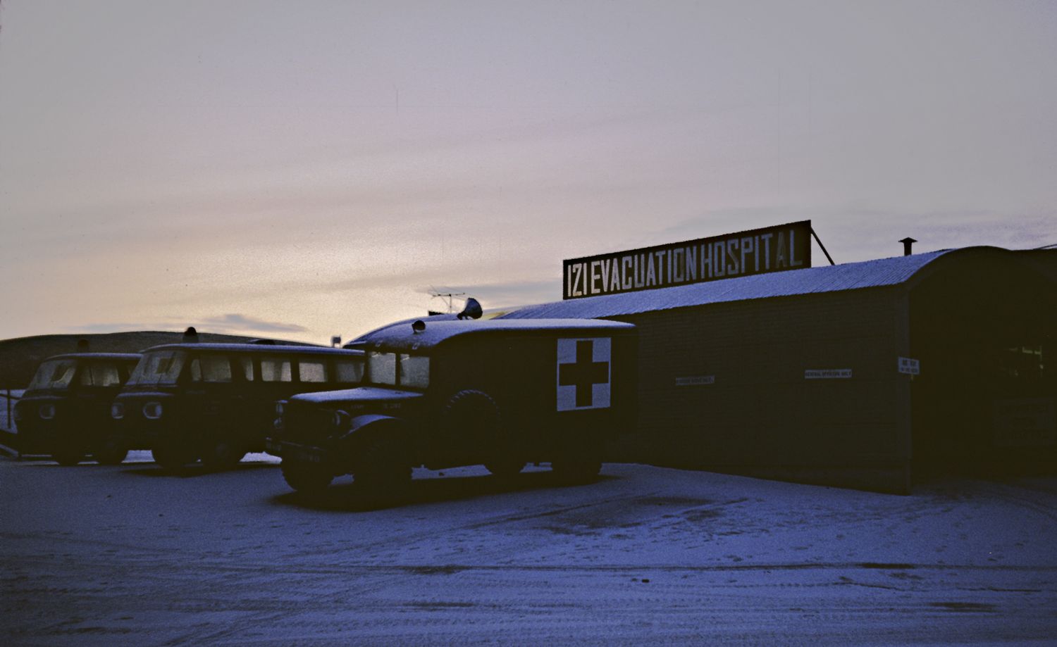  - 121 Evac Hospital in winter, Uijongbu, Korea - 1964 - Kodachrome - Tony Karp, design, art, photography, techno-impressionist, techno-impressionism, aerial photography , drone , drones , dji , mavic pro , video , 3D printing - Books -