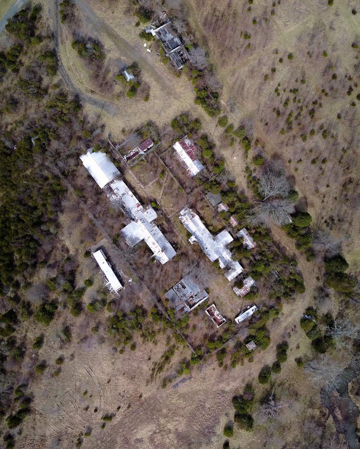  - State Prison Camp Number 26. Long since abandoned. - Tony Karp, design, art, photography, techno-impressionist, techno-impressionism, aerial photography , drone , drones , dji , mavic pro , video , 3D printing - Books -