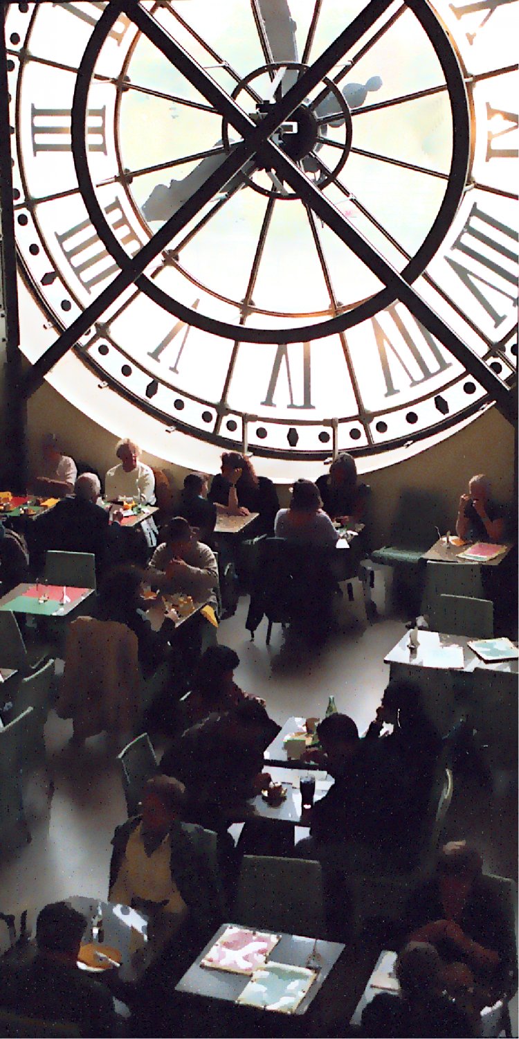  - At the Caf des Hauteurs at the Musee d'Orsay. - Paris, eiffel tower - Tony Karp, design, art, photography, techno-impressionist, techno-impressionism, aerial photography , drone , drones , dji , mavic pro , video , 3D printing - Books -