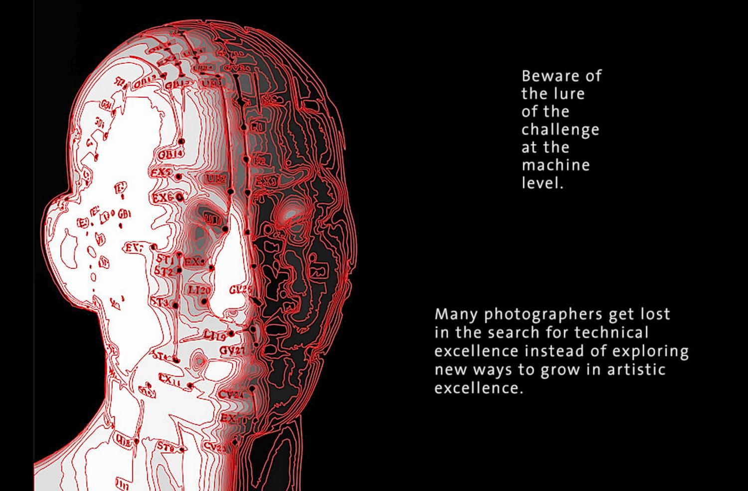 A picture of Pinhead the acupuncture dummy head -  - Fixing JPEG images with Adobe Camera Raw - Panasonic DMC-ZS20 - Tony Karp, design, art, photography, techno-impressionist, techno-impressionism, aerial photography , drone , drones , dji , mavic pro , video , 3D printing - Books -