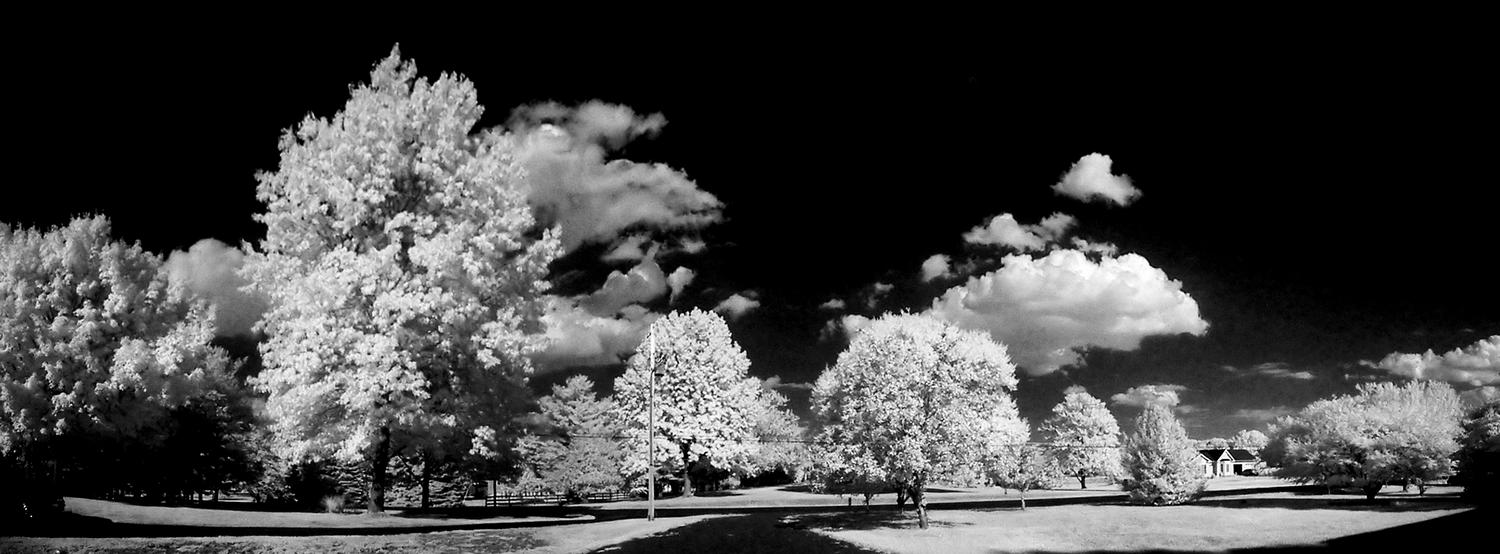 infrared panorama - Infrared in front of our house - Kodak Easyshare P880 - Tony Karp, design, art, photography, techno-impressionist, techno-impressionism, aerial photography , drone , drones , dji , mavic pro , video , 3D printing - Books -