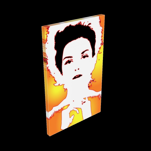 Portrait of Donna Mitchell in 3D