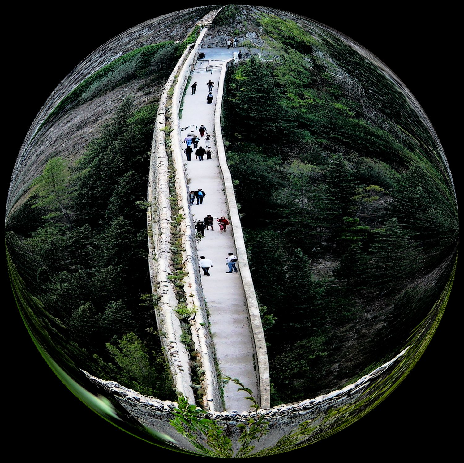  - A viaduct in Spoleto -  Tony Karp's Bubble Pictures - From 1959 to 2013 - Tony Karp, design, art, photography, techno-impressionist, techno-impressionism, aerial photography , drone , drones , dji , mavic pro , video , 3D printing - Books -