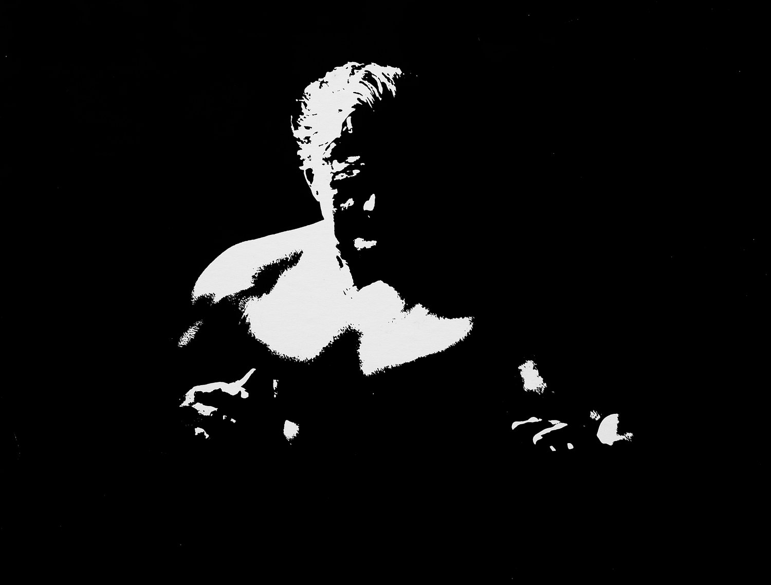  - A wrestler called The Golden Superman, in high-contrast. - Tony Karp, design, art, photography, techno-impressionist, techno-impressionism, aerial photography , drone , drones , dji , mavic pro , video , 3D printing - Books -