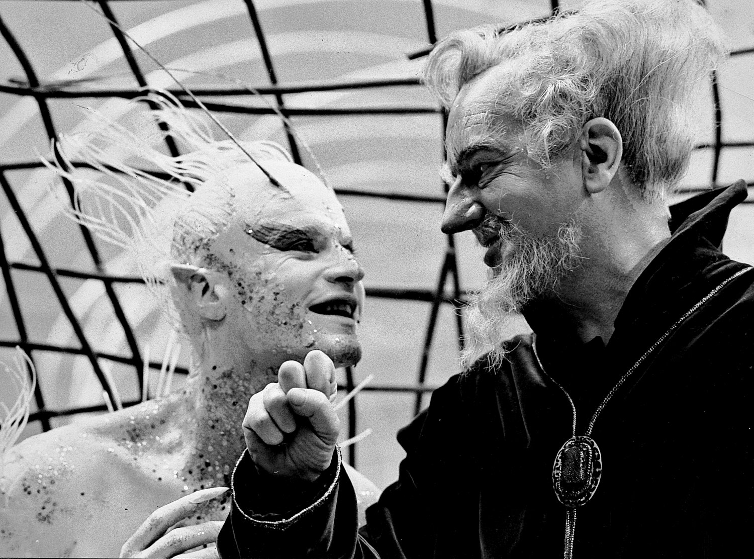  - Roddy McDowall as Ariel and Maurice Evans as Prospero  in Shakespeare's <I>The Tempest</I> - Shakespeare - The Tempest - Richard Burton - Maurice Evans - Lee Remick - Roddy McDowall - NBC Television - Hallmark Hall of Fame - Tony Karp, design, art, photography, techno-impressionist, techno-impressionism, aerial photography , drone , drones , dji , mavic pro , video , 3D printing - Books -