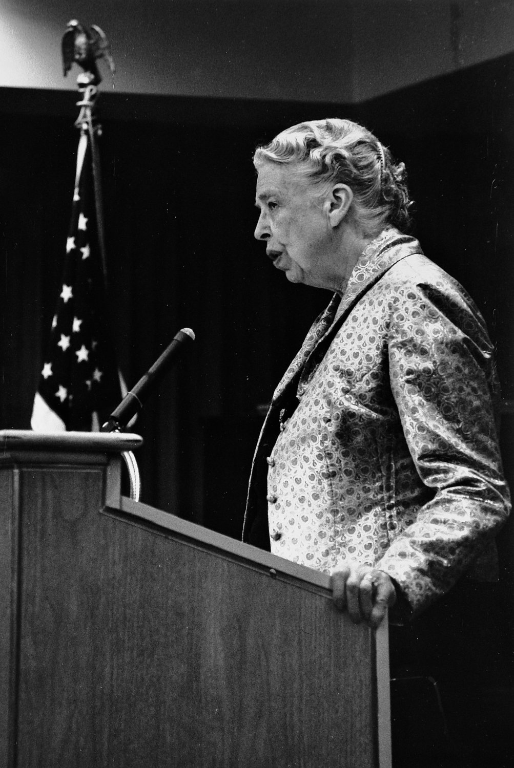  - Another picture of Eleanor Roosevelt at a union meeting. - Local 1199 RWDSU hospital strike - Union - Tony Karp, design, art, photography, techno-impressionist, techno-impressionism, aerial photography , drone , drones , dji , mavic pro , video , 3D printing - Books -