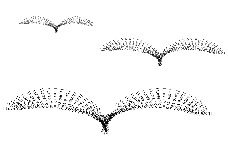 love birds made from type - A toast to the artist's muse - Tony Karp, design, art, photography, techno-impressionist, techno-impressionism, aerial photography , drone , drones , dji , mavic pro , video , 3D printing - Books -
