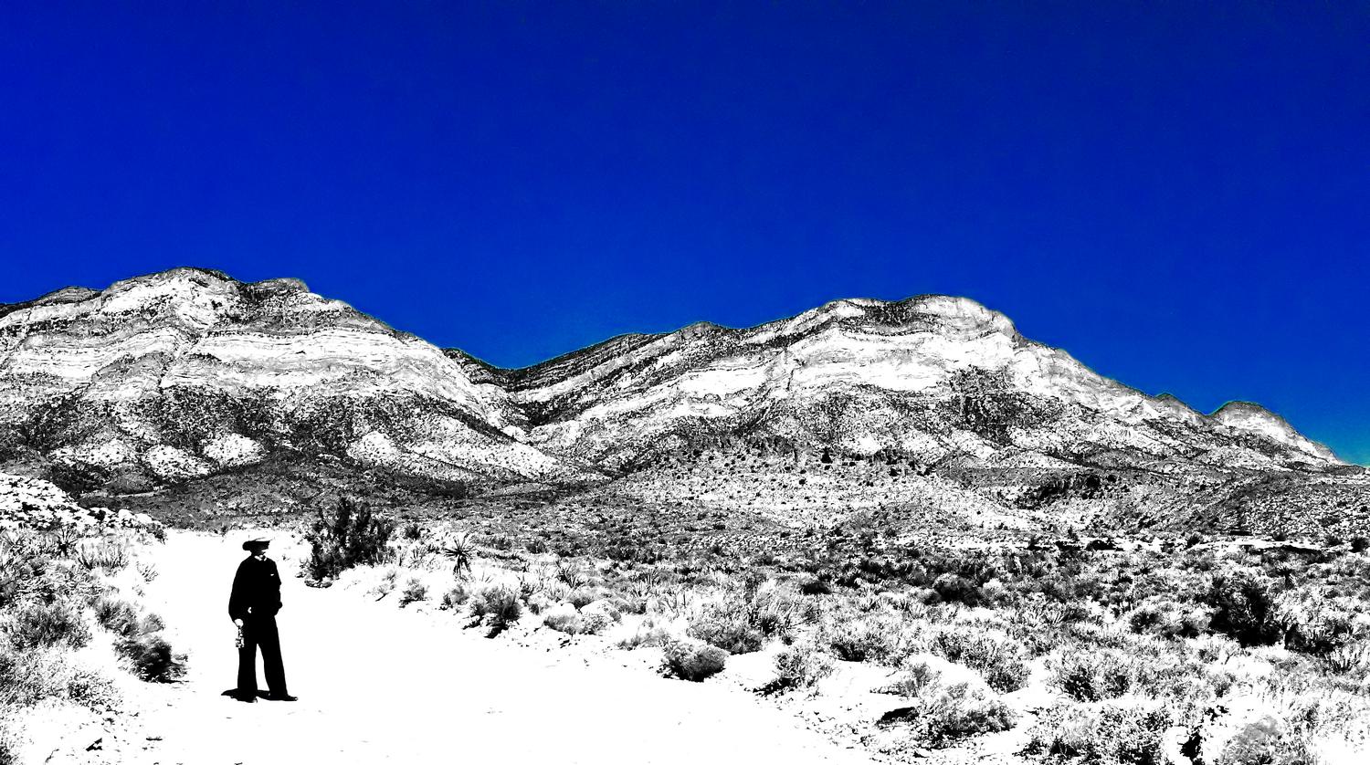 by Red Rock Canyon in Nevada - In the desert - pictures of the Hobbitt - the artist's muse - I did this for Facebook - Tony Karp, design, art, photography, techno-impressionist, techno-impressionism, aerial photography , drone , drones , dji , mavic pro , video , 3D printing - Books -