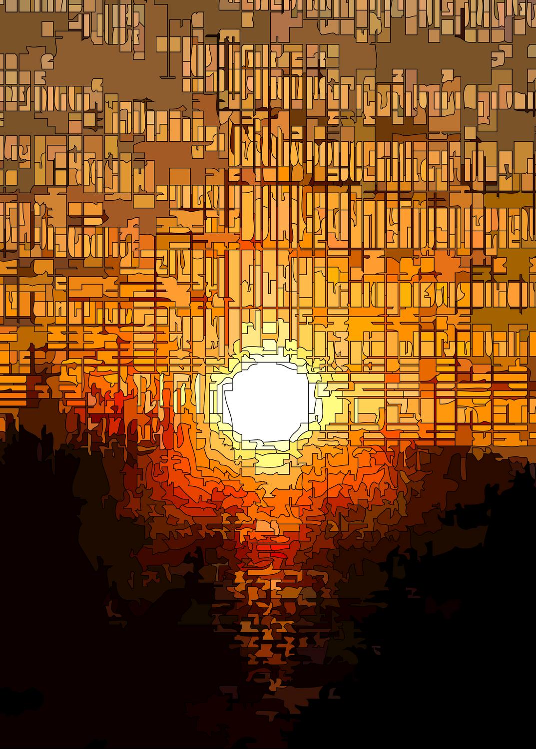  - At sunset, an ode to Charles Rennie Mackintosh - Tony Karp, design, art, photography, techno-impressionist, techno-impressionism, aerial photography , drone , drones , dji , mavic pro , video , 3D printing - Books -