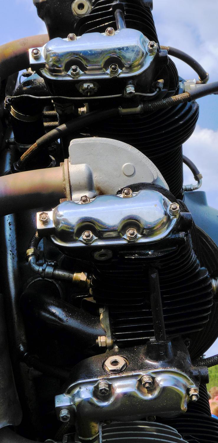 engine in a vintage airplane - A little bit of vintage engine porn. - Panasonic DMC-FZ28 -- At the Flying Circus - Bealton Virginia - Tony Karp, design, art, photography, techno-impressionist, techno-impressionism, aerial photography , drone , drones , dji , mavic pro , video , 3D printing - Books -