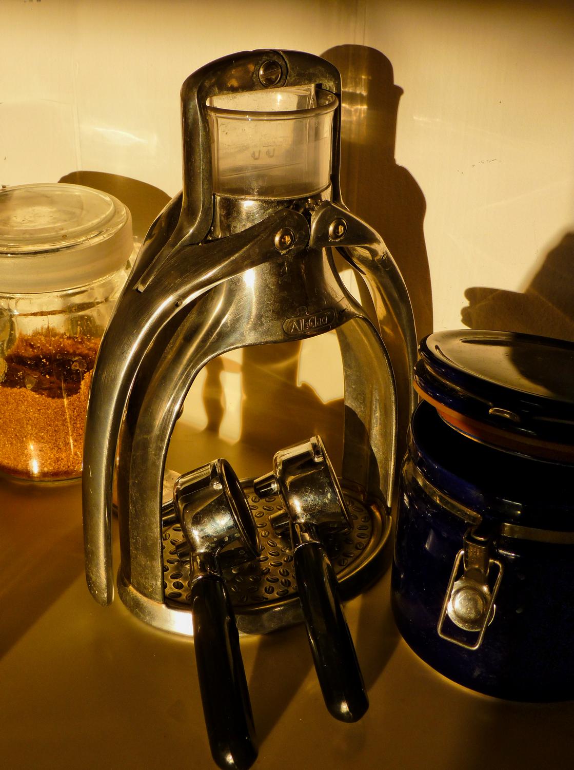 presso espresso coffee maker - Ready for some espresso? - Panasonic DMC-FZ35 - Tony Karp, design, art, photography, techno-impressionist, techno-impressionism, aerial photography , drone , drones , dji , mavic pro , video , 3D printing - Books -