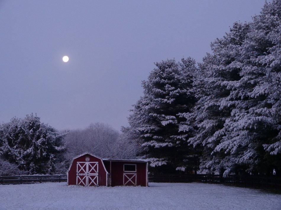  - Winter moonset. - -  Panasonic DMC-FZ150 - Tony Karp, design, art, photography, techno-impressionist, techno-impressionism, aerial photography , drone , drones , dji , mavic pro , video , 3D printing - Books -