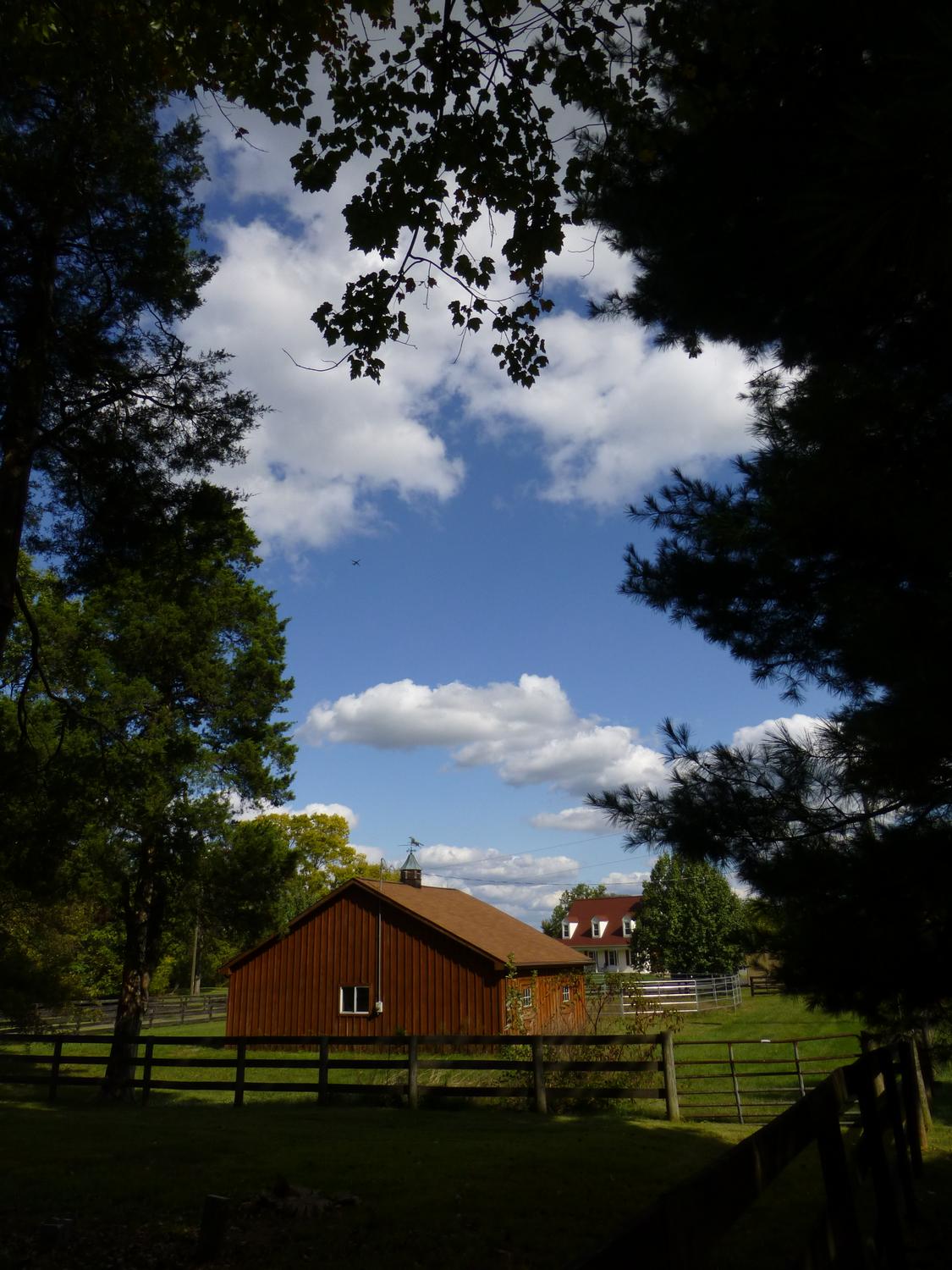  - A horse farm along our road <br>--- Click to see ORIGINAL --- - Panasonic DMC-ZS20 - Tony Karp, design, art, photography, techno-impressionist, techno-impressionism, aerial photography , drone , drones , dji , mavic pro , video , 3D printing - Books -