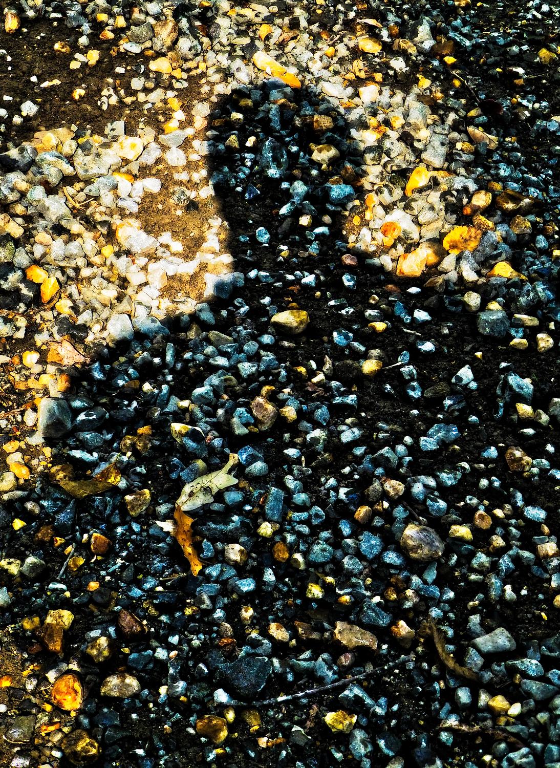  - Self portrait in road stones <br>--- Click to see ORIGINAL --- - Panasonic DMC-ZS20 - Tony Karp, design, art, photography, techno-impressionist, techno-impressionism, aerial photography , drone , drones , dji , mavic pro , video , 3D printing - Books -