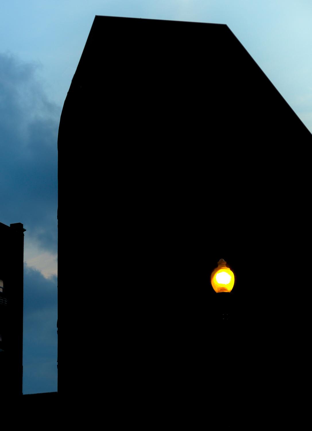  - The sun has set. The street lights are on. And a mysterious building looms against the sky. - Adams Morgan, Washington DC, Panasonic DMC-LF1, Mediterranean Bistro, sunset - Tony Karp, design, art, photography, techno-impressionist, techno-impressionism, aerial photography , drone , drones , dji , mavic pro , video , 3D printing - Books -
