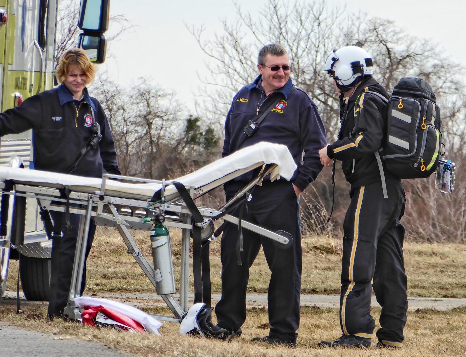  -  Making the arrangements to transport the patient. The ZS40's long reach made it easy to zoom in on this scene. - Panasonic DMC-ZS40, DMC-ZS50, DMC-LF1 - Tony Karp, design, art, photography, techno-impressionist, techno-impressionism, aerial photography , drone , drones , dji , mavic pro , video , 3D printing - Books -