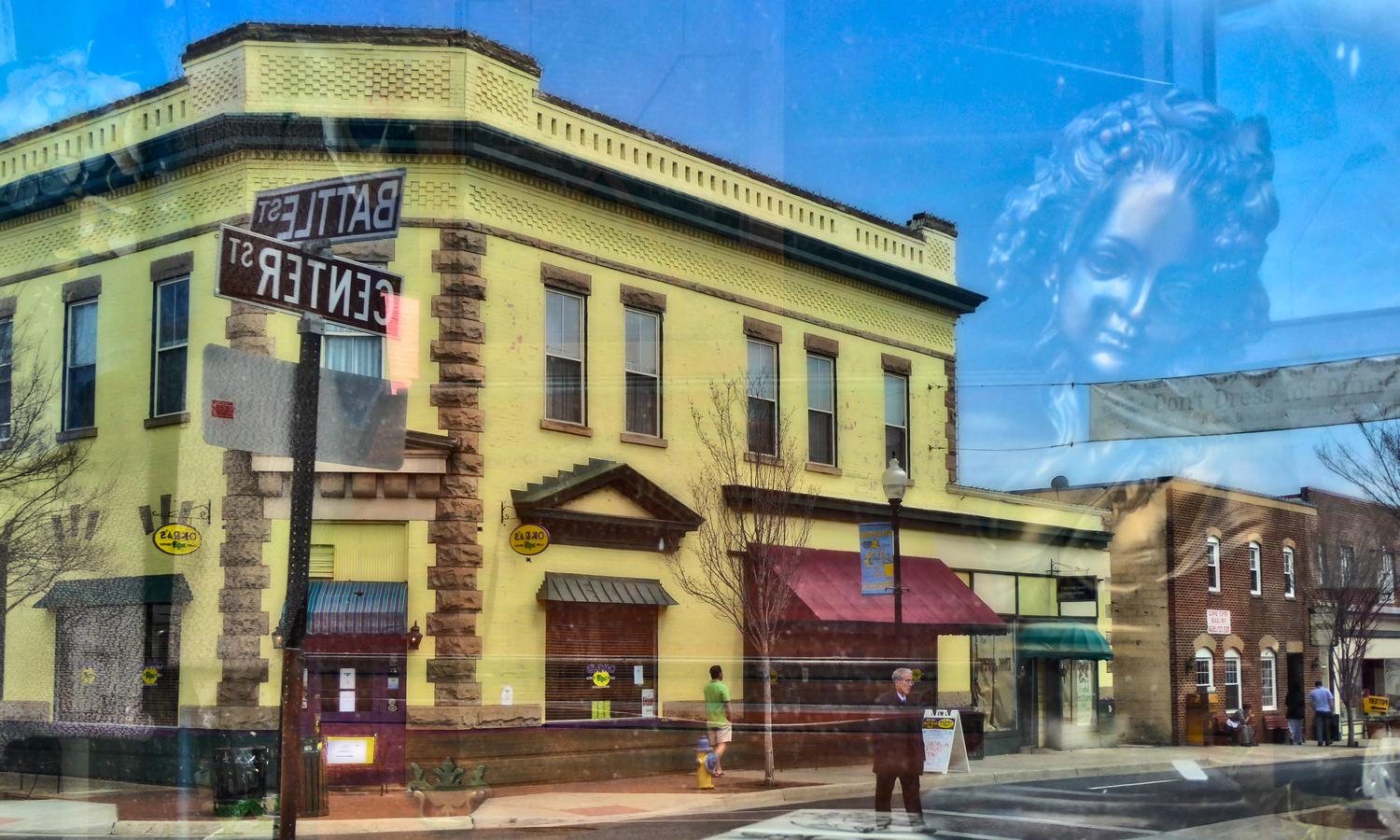  - Beautiful old building with a phantom presence over at the right. - Manassas Virginia, Panasonic DMC-ZS40 - Tony Karp, design, art, photography, techno-impressionist, techno-impressionism, aerial photography , drone , drones , dji , mavic pro , video , 3D printing - Books -