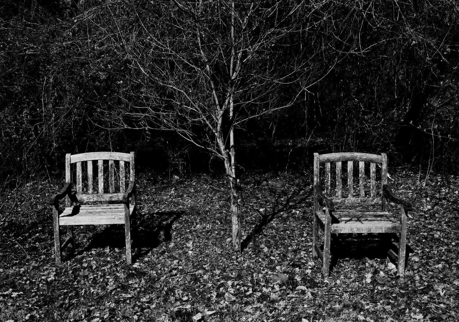  -  Chairs for two in a forgotten place. - Panasonic DMC-ZS40 - Panasonic DMC-TZ60 - - Tony Karp, design, art, photography, techno-impressionist, techno-impressionism, aerial photography , drone , drones , dji , mavic pro , video , 3D printing - Books -