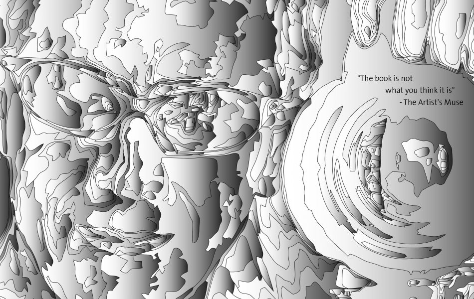  - The embossed look <br>--- Click to see DETAIL --- - The Artmuse Variations - Tony Karp Books - Melvin Sokolsky - Tony Karp, design, art, photography, techno-impressionist, techno-impressionism, aerial photography , drone , drones , dji , mavic pro , video , 3D printing - Books -