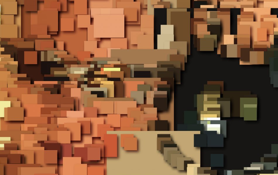  - Who spilled all those color chips? <br>--- Click to see DETAIL --- - The Artmuse Variations - Tony Karp Books - Melvin Sokolsky - Tony Karp, design, art, photography, techno-impressionist, techno-impressionism, aerial photography , drone , drones , dji , mavic pro , video , 3D printing - Books -